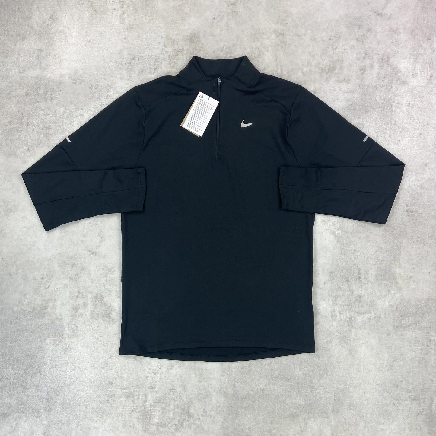 tri blck half zip