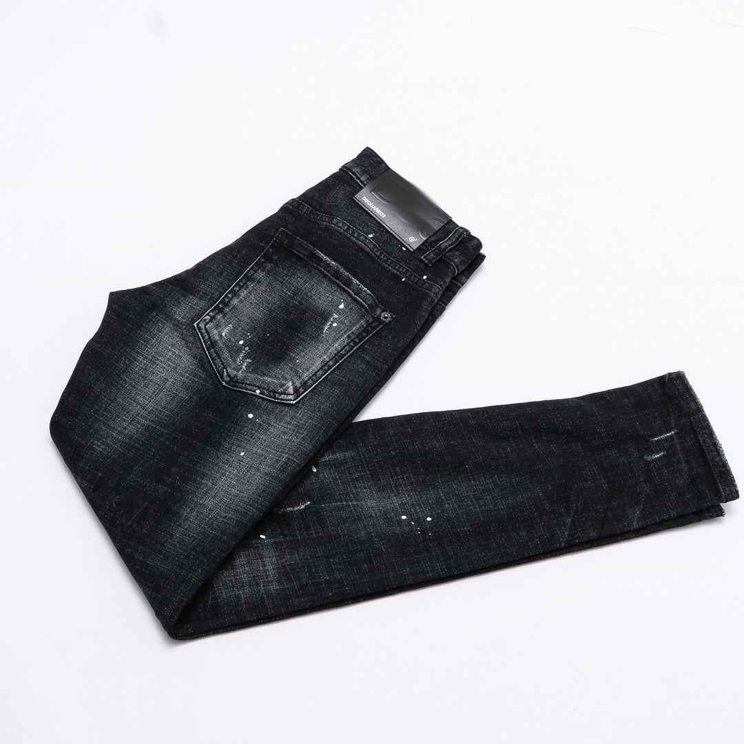 mens black jeans "dsq"