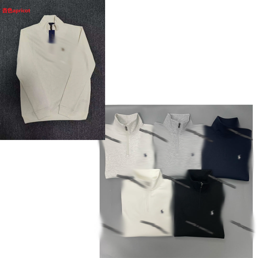 mens polo quarter zip
