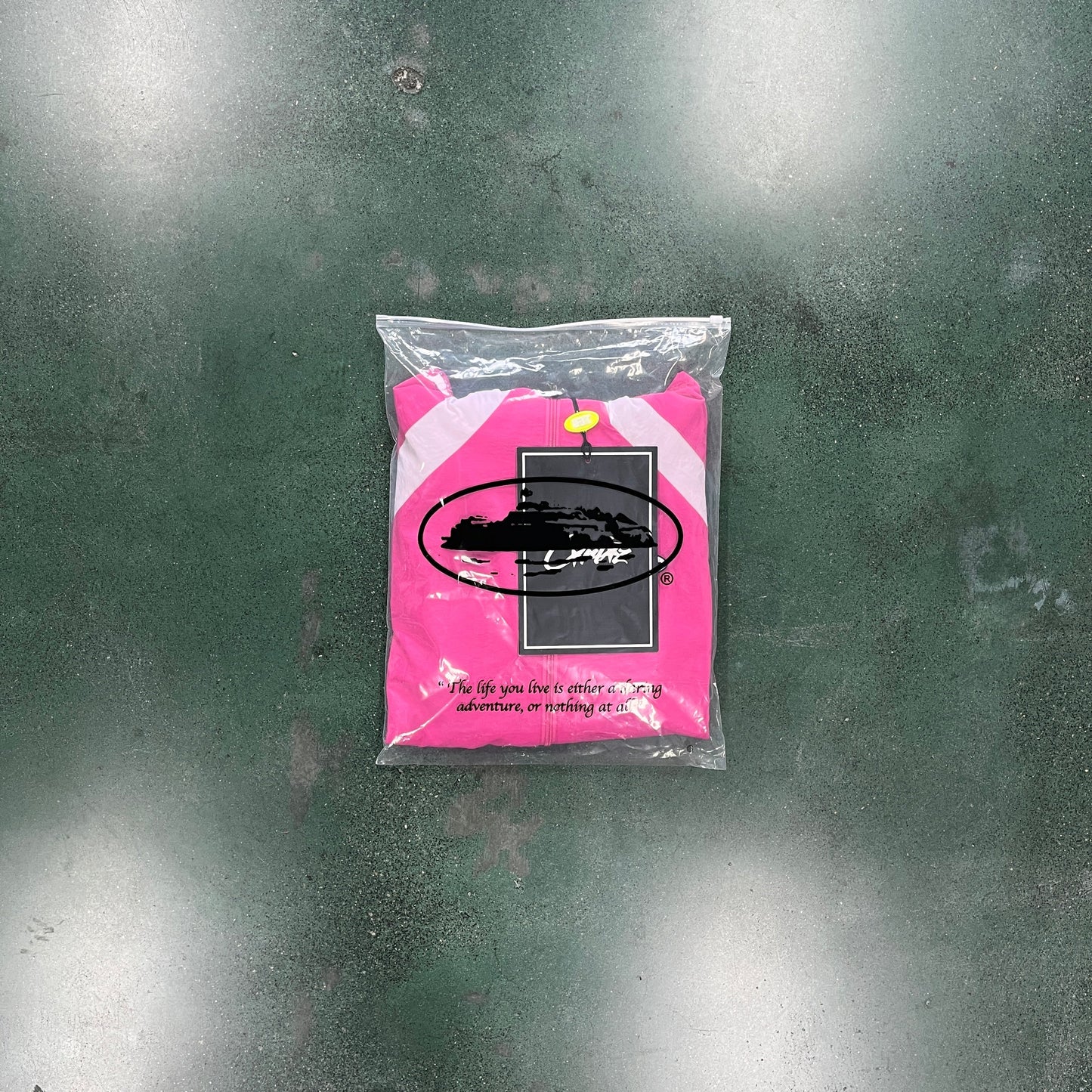 mens pink windbreaker "crt*z"