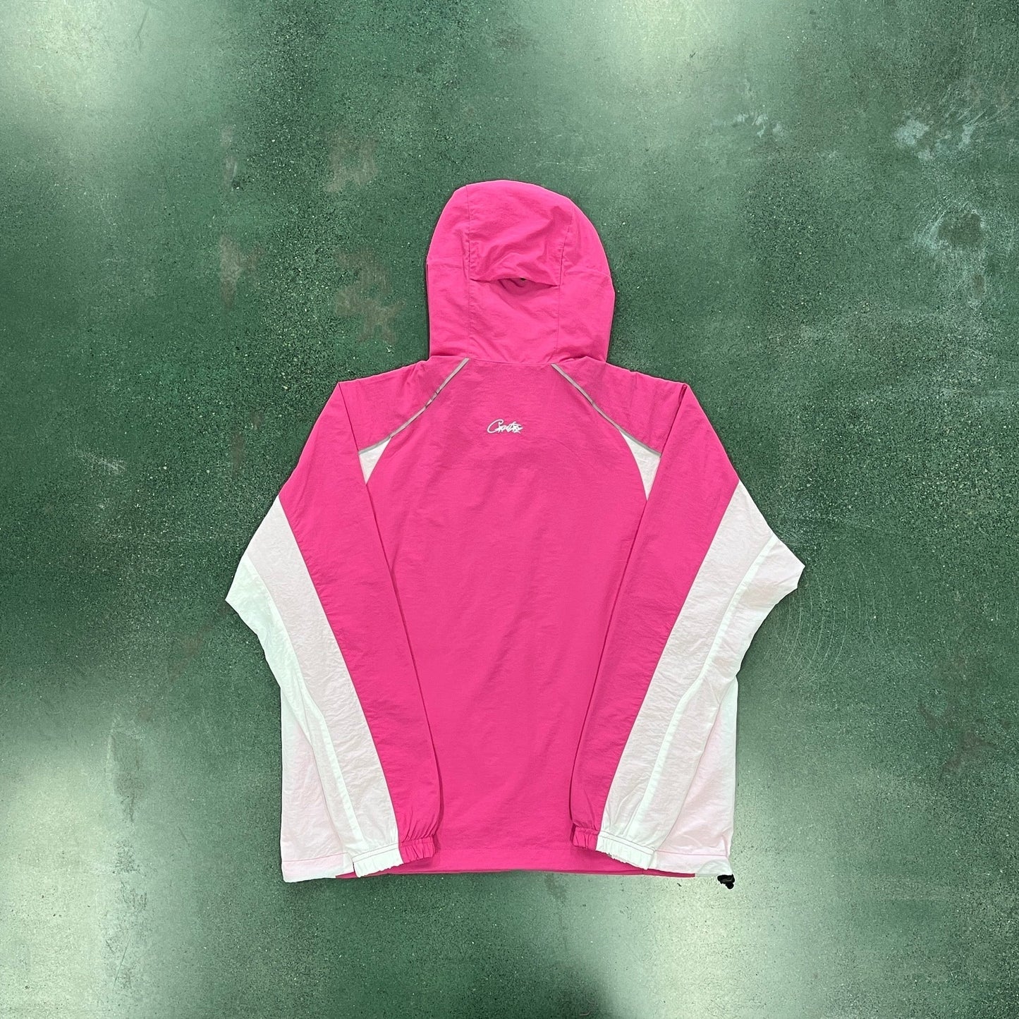 mens pink windbreaker "crt*z"