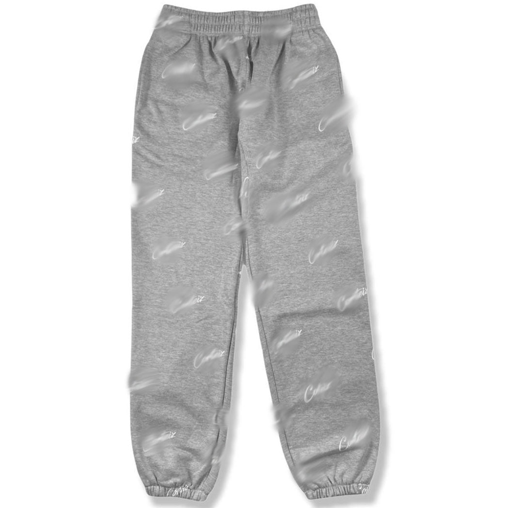 mens grey logo joggers "crt*z"
