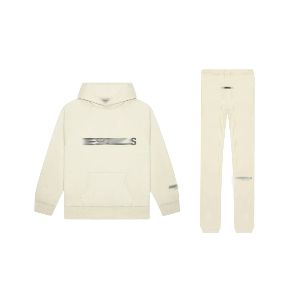 mens cream tracksuit "fog"